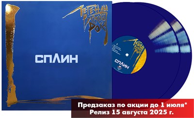 Сплин «Легенды Русского Рока» 2LP blue vinyl MR 25187 LP - фото 5872